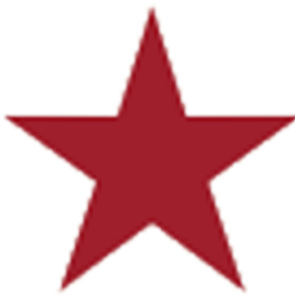 Röd stjärnikon